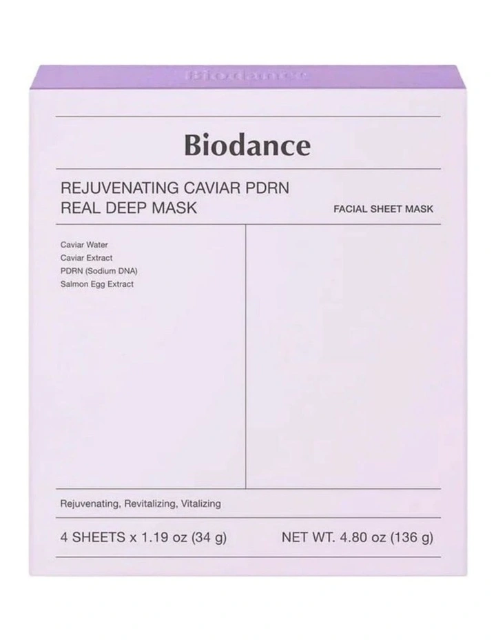 Rejuvenating Caviar PDRN Real Deep Mask (4pcs) image 1