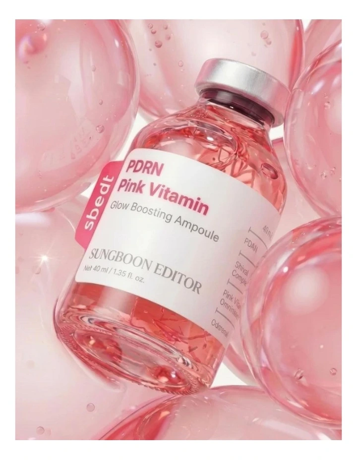 PDRN Pink Vitamin Glow Boosting Ampoule image 3