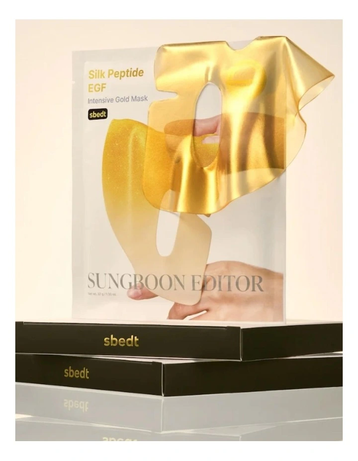 Silk Peptide EGF Intensive Gold Sheet Mask (4pcs) image 2