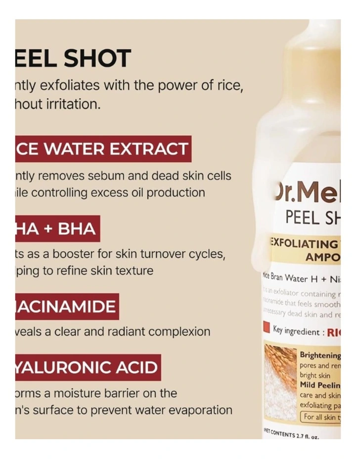 Peel Shot Exfoliating White Rice Ampoule image 4