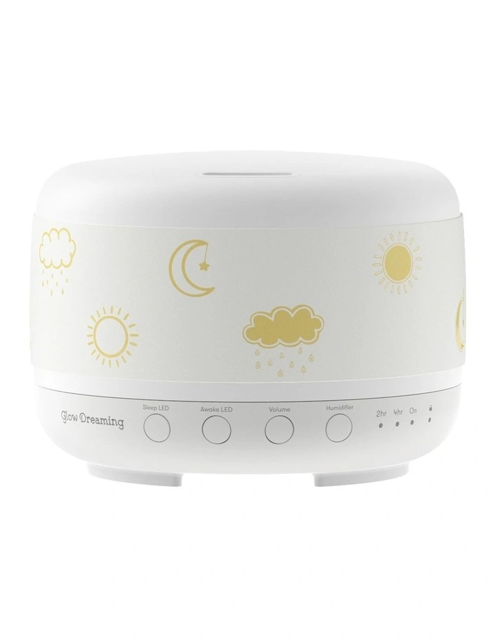 Sun Moon Cloud Sleep Easy Sleeve in White image 2