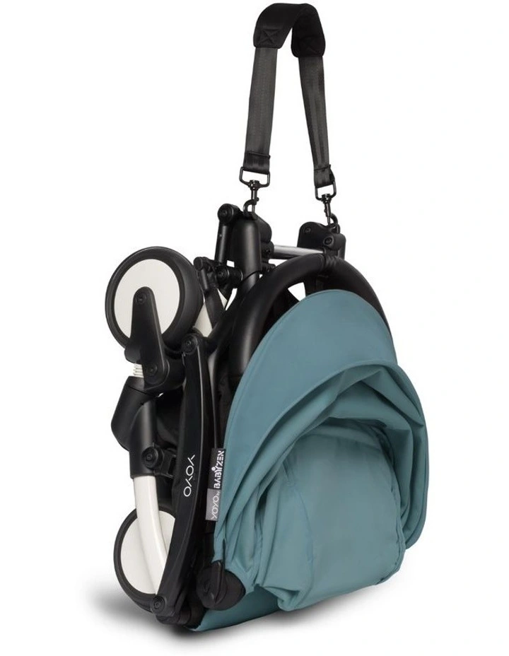 YOYO2 Stroller White frame with Aqua Colour pack image 3