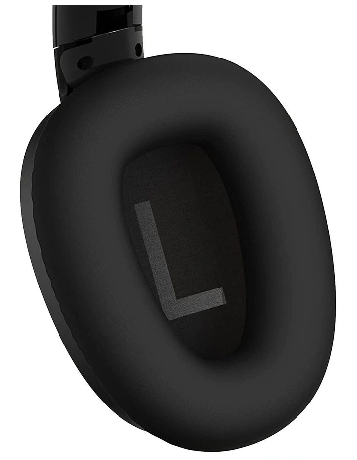 Active Noise Cancelling Foldable 40H Playtime Headphones in Black image 2