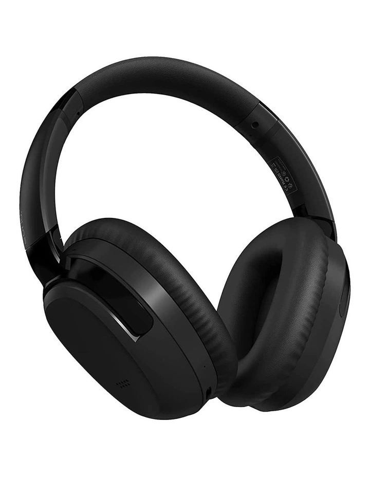 Active Noise Cancelling Foldable 40H Playtime Headphones in Black image 3