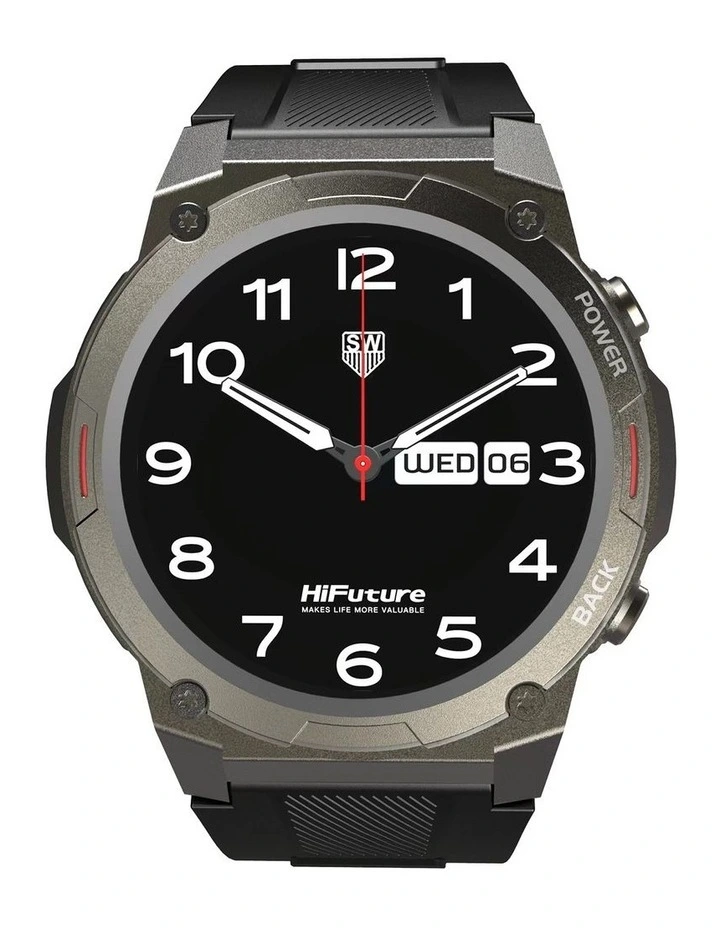 FutureGo Mix2 Smart Watch in Raven Black image 1