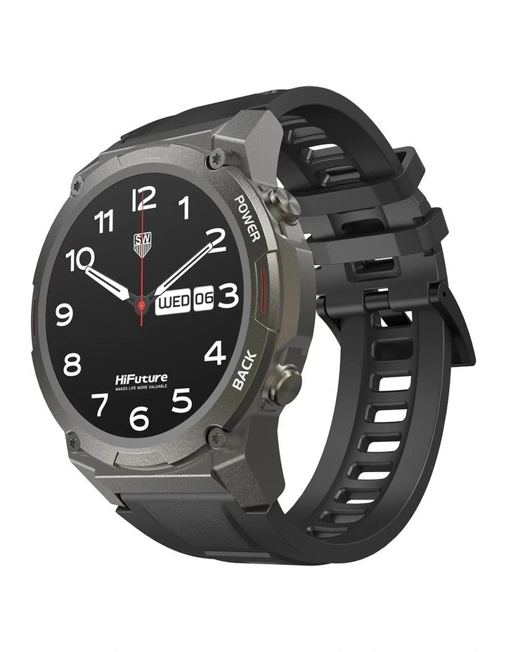 FutureGo Mix2 Smart Watch in Raven Black image 2