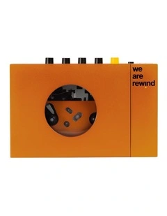 Portable BT Cassette Player Serge in Orange