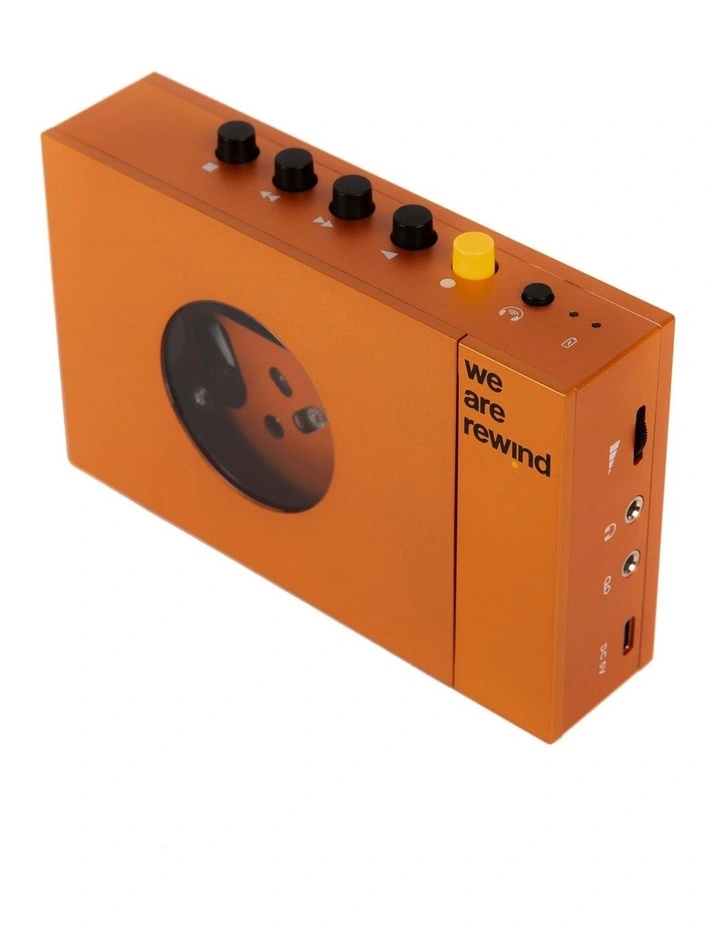 Portable BT Cassette Player Serge in Orange image 2