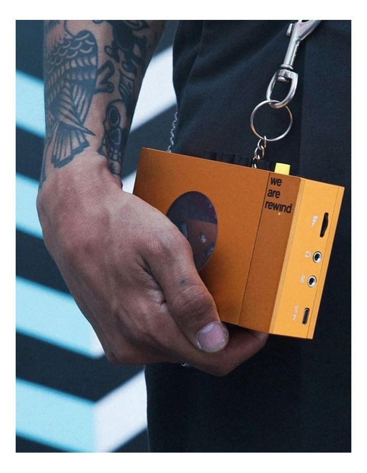 Portable BT Cassette Player Serge in Orange image 3