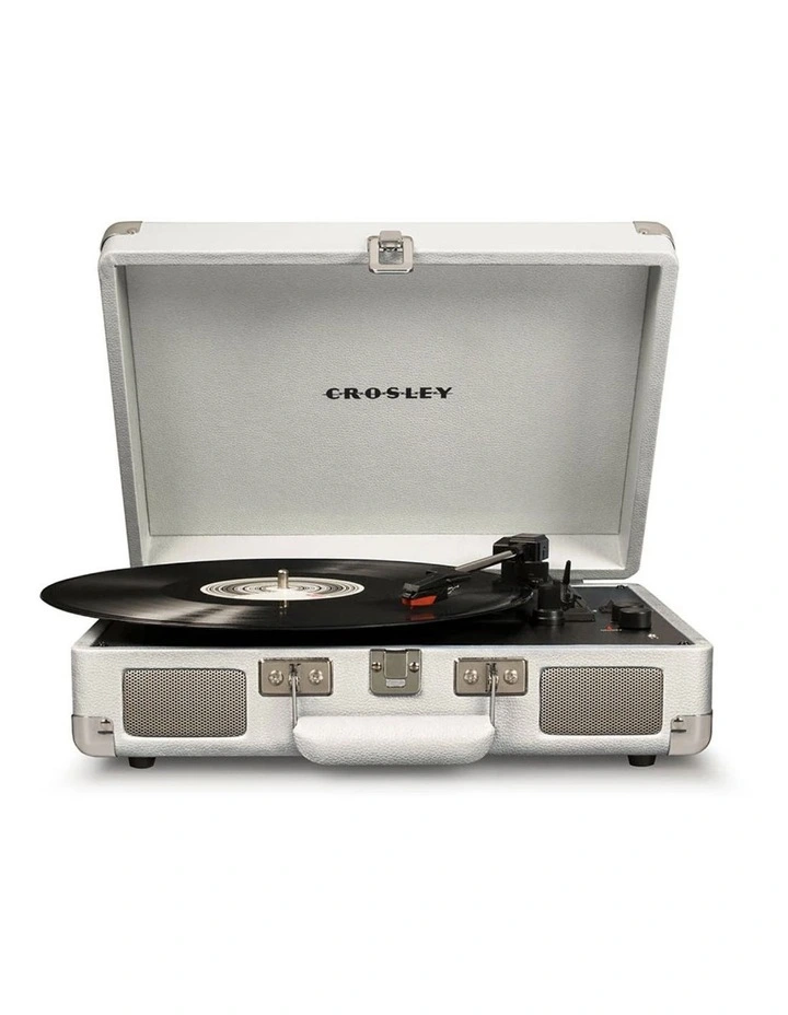 Cruiser Bluetooth Portable Turntable in White Sands image 1