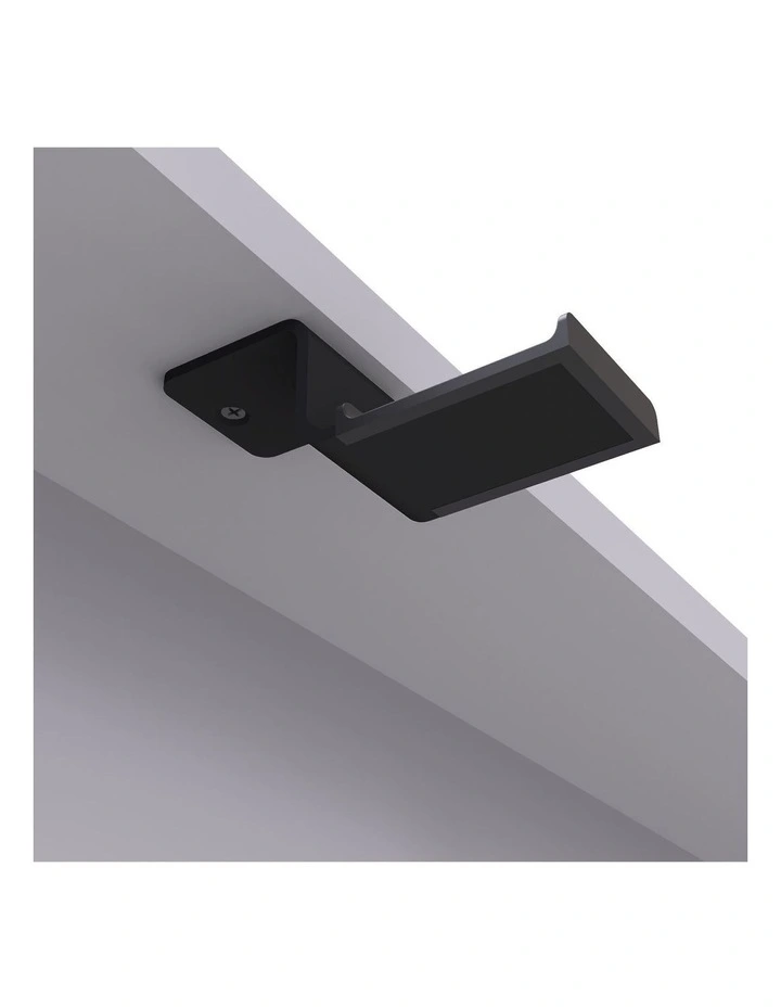 HH Universal Under Desk Headphone Hook in Black image 2