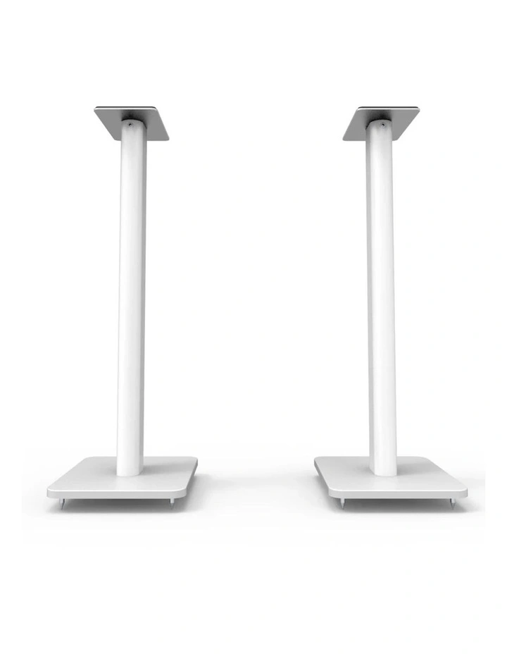 SP26PLW 26inch Tall Bookshelf Speaker Floor Stands - Pair, White image 2