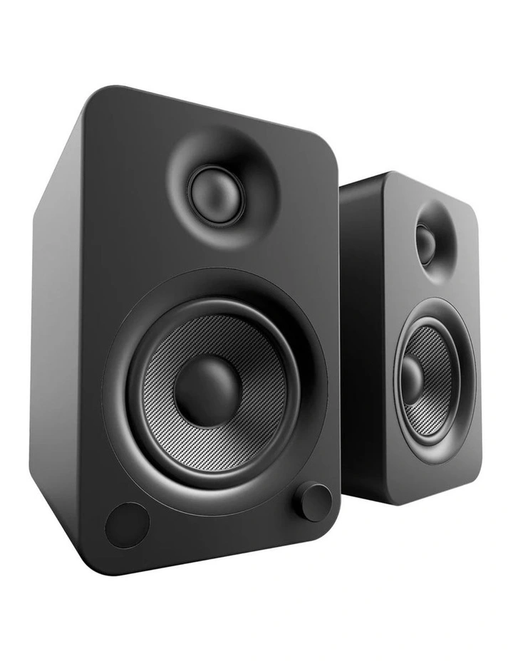 Powered Bookshelf Speakers With Bluetooth & YU4 Phono Preamp Pair 140W image 3