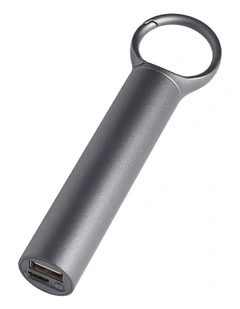 Nomaday 3000 Mah Power Bank With Clip in Gunmetal