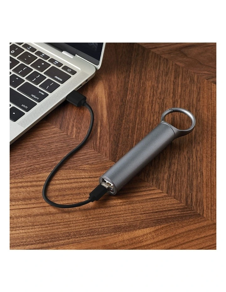 Nomaday 3000 Mah Power Bank With Clip in Gunmetal image 4