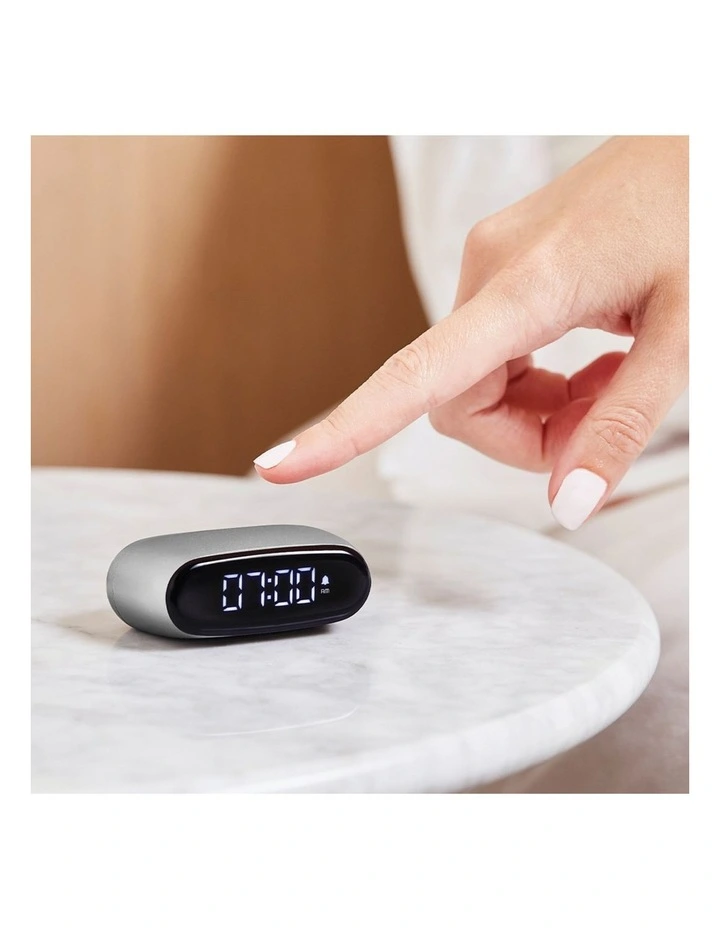Minut Mini Alarm Clock in Aluminum Polish image 4