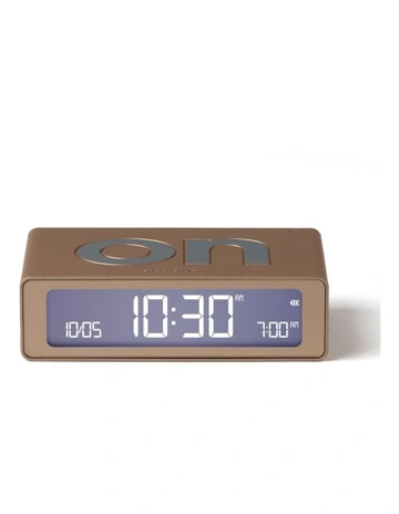 Flip Mini Reversible Alarm Clock in Gold