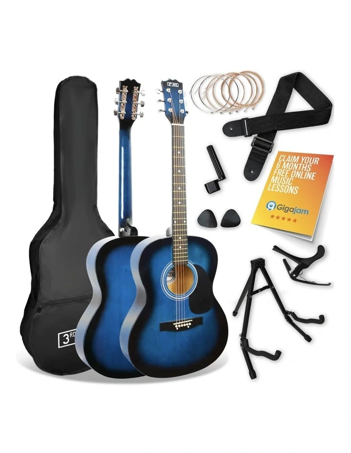 Acoustic Guitar Premium Pack - Blueburst image 1