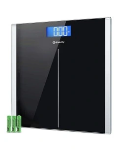 Digital Body Weight Bathroom Scale in Black