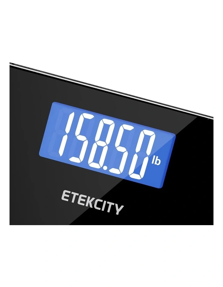 Digital Body Weight Bathroom Scale in Black image 2