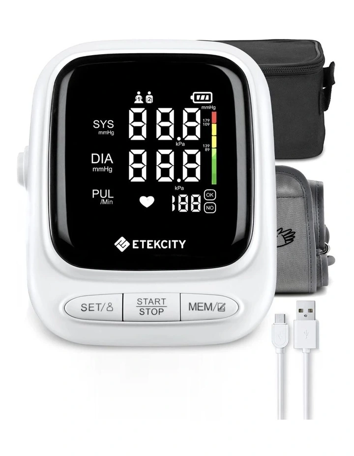 Smart Blood Pressure Monitor in White image 3