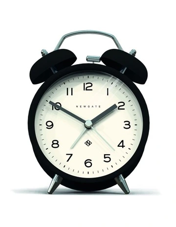 Charlie Bell Echo Alarm Clock in Matte Black