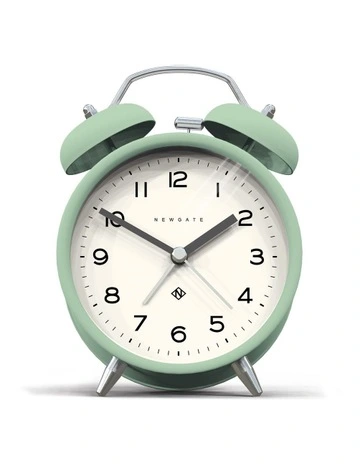 Charlie Bell Echo Alarm Clock in Matte Neo Mint