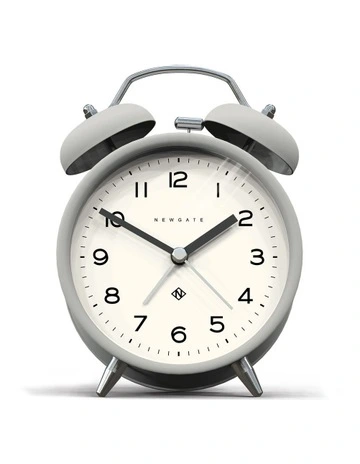Charlie Bell Echo Alarm Clock in Matte Posh Grey