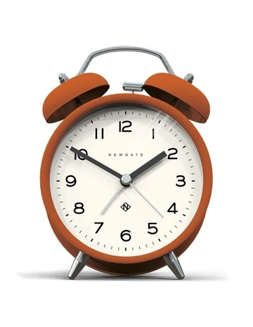 Charlie Bell Echo Alarm Clock in Matte Orange
