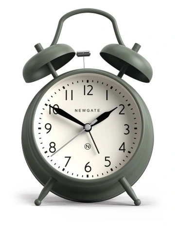 New Covent Garden Alarm Clock in Matte Asparagus Green