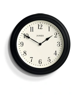 Jones Supper Club Clock in Black