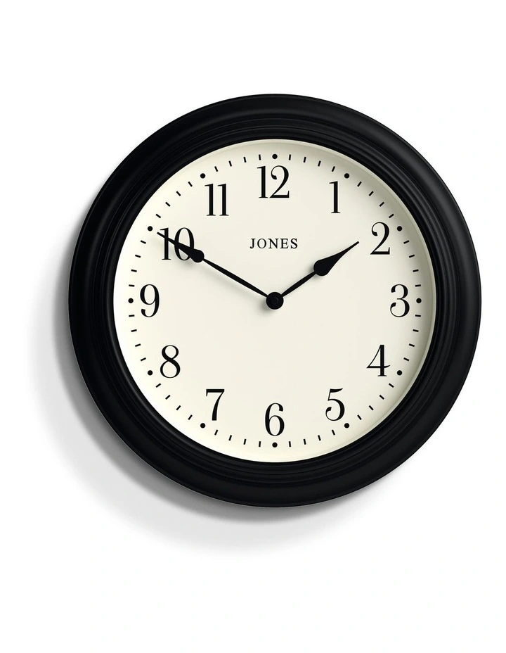 Jones Supper Club Clock in Black image 1
