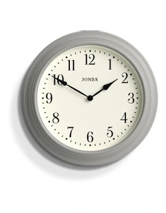 Jones Supper Club Clock in Grey