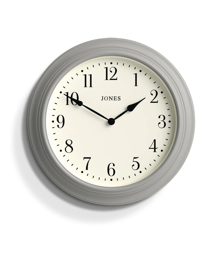Jones Supper Club Clock in Grey image 1