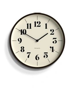 Wood Hopscotch Dial Mr Clarke Clock in Creem