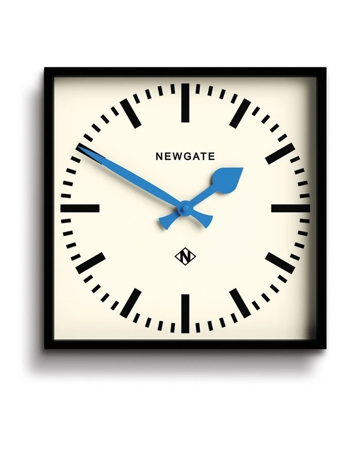 Number Five Wall Clock in Two Tone image 1