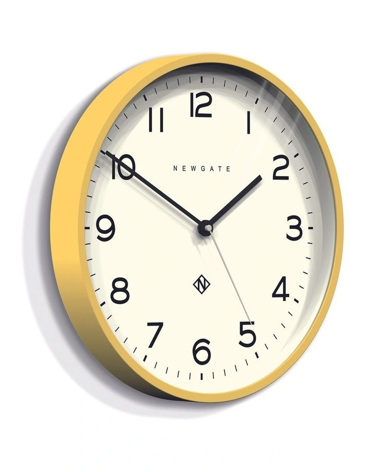 Number Three Echo Silicone Clock in Yellow image 2