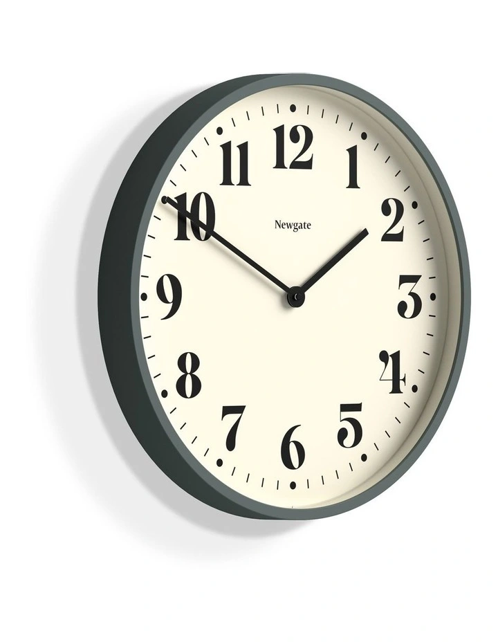 Number Two Asparagus Wall Clock in Green image 2