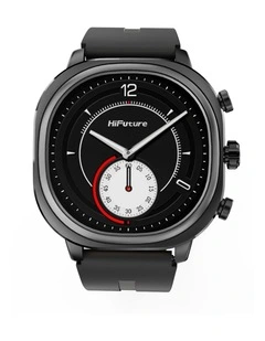 Aix Lite Amoled Smart Watch in Black
