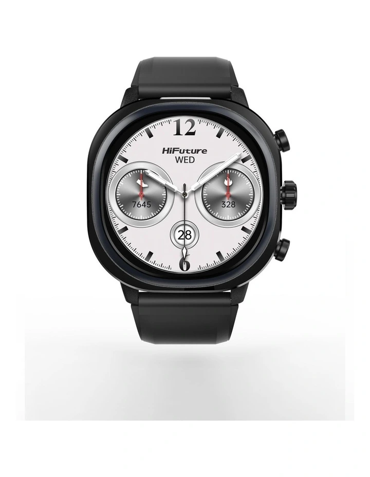 Aix Lite Amoled Smart Watch in Black image 1