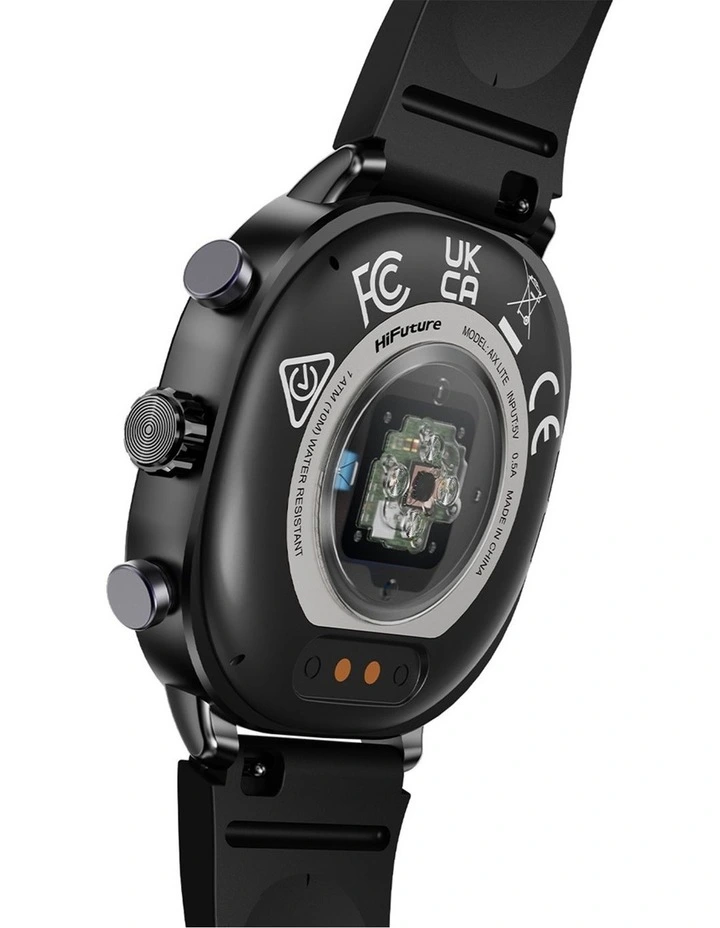 Aix Lite Amoled Smart Watch in Black image 4