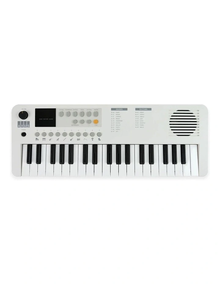 Mini Keyboard 37 Key Keyboard in White image 1