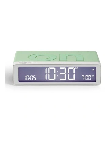 Flip Classic Reversible Alarm Clock in Green