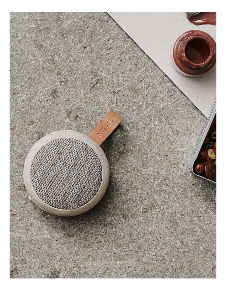 Ago 2 Fabric Bluetooth Speaker in Wheat image 3