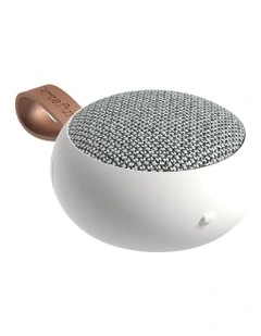 Ago 2 Fabric Bluetooth Speaker in White