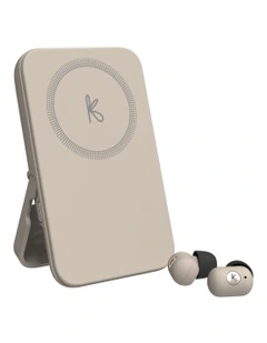 Tocharge Go Powerbank And Earbuds in Sand