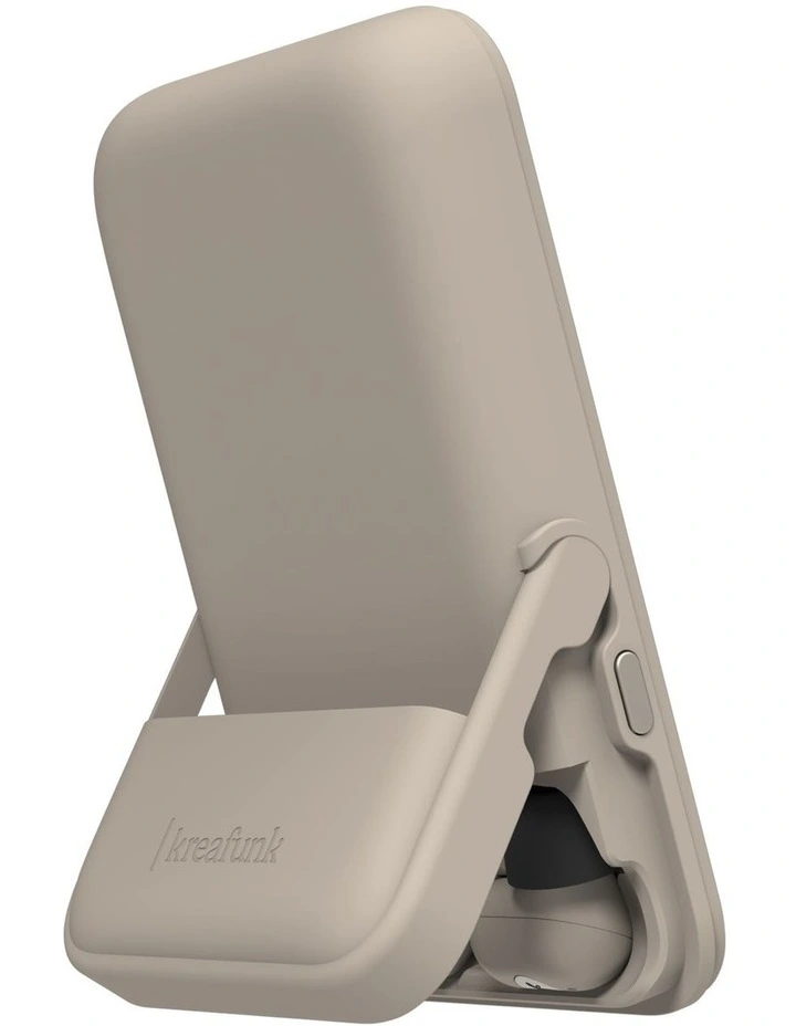 Tocharge Go Powerbank And Earbuds in Sand image 3