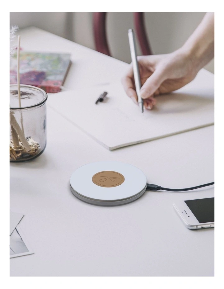Wicharge 2 Wireless Qi Charger 15W - Moon Grey image 3