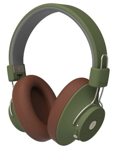 Abeat Qi Bluetooth Headphones W/ Anc in Urban Green