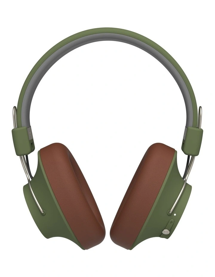 Abeat Qi Bluetooth Headphones W/ Anc in Urban Green image 3